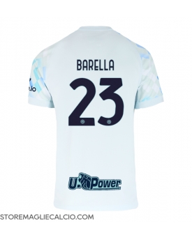 Inter Milan Nicolo Barella #23 Maglia Gara Trasferta Repliche 2025-26